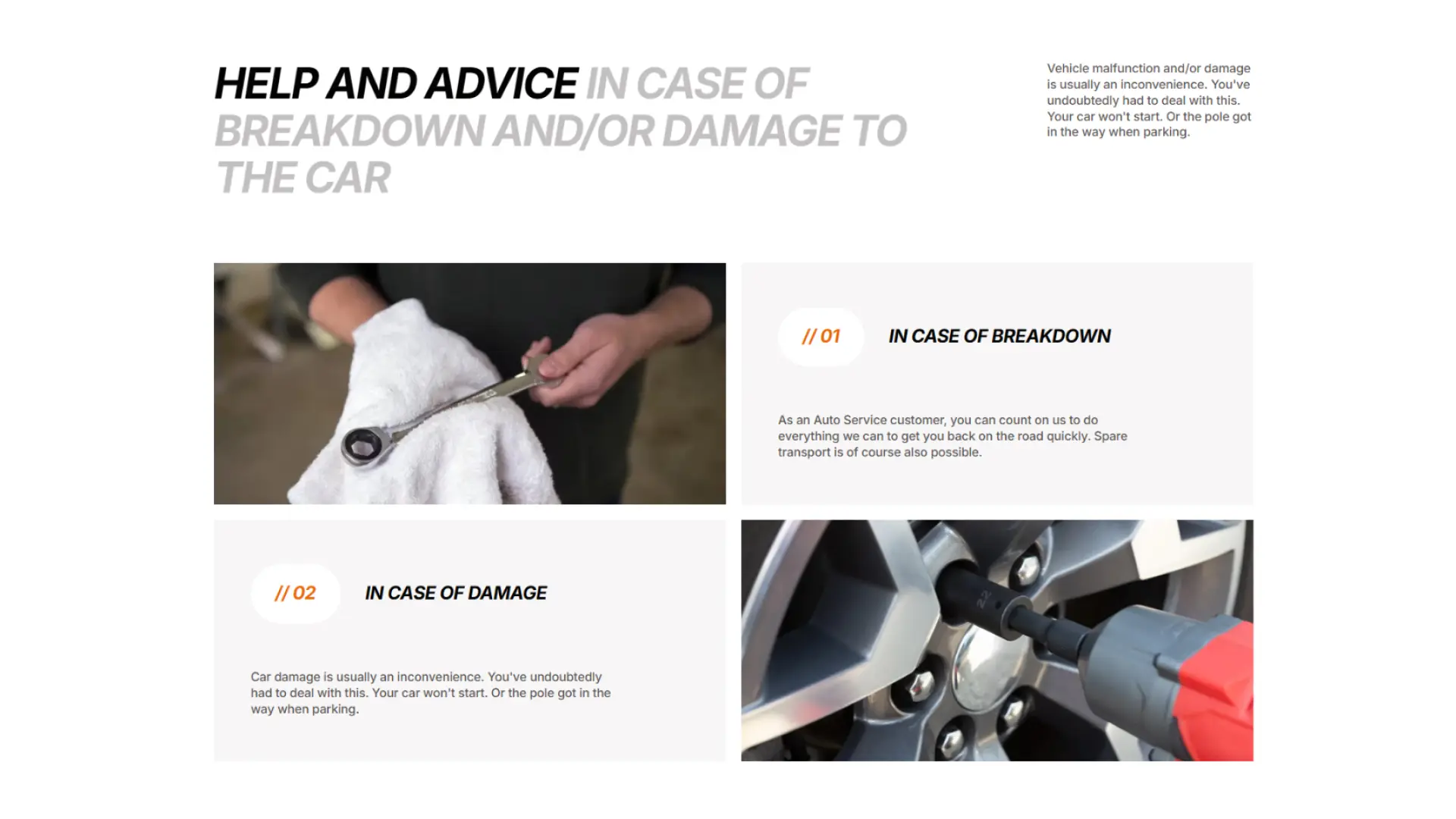 AutoBiz booking flow preview